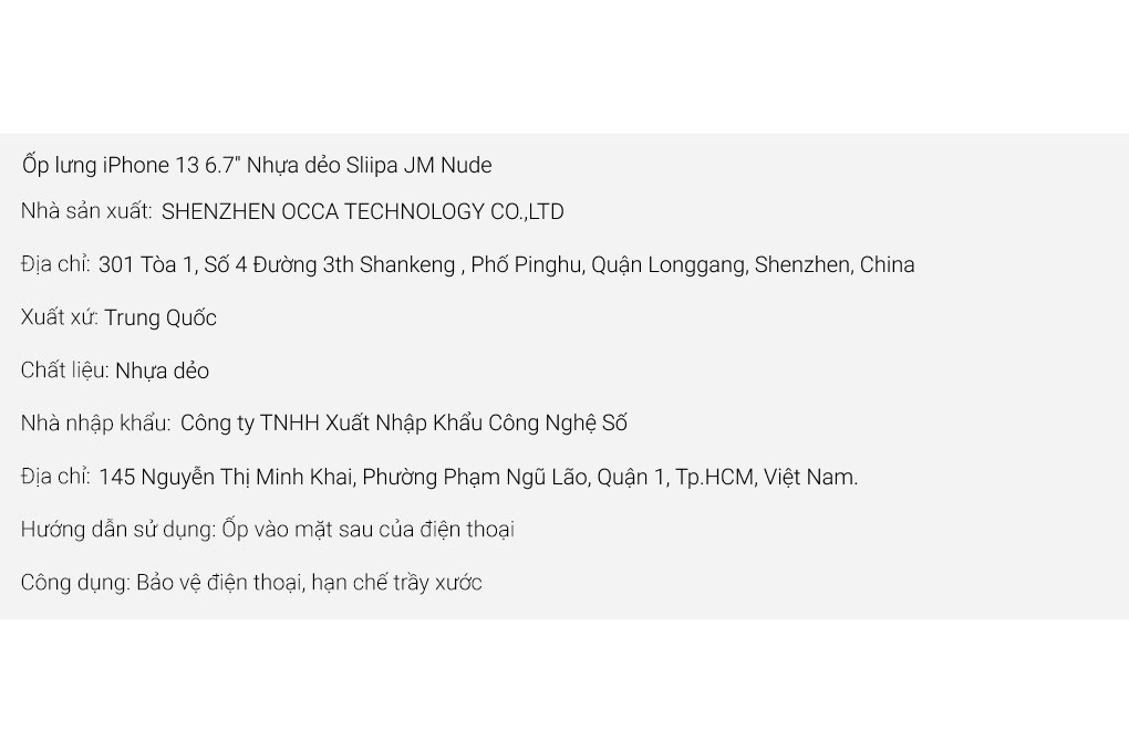 Ốp lưng iPhone 13 Pro Max Nhựa dẻo Sliipa JM - 4