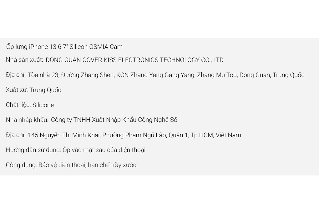 Ốp lưng iPhone 13 Pro Max Silicone OSMIA - 8