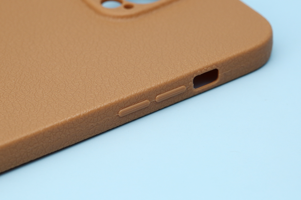Ốp lưng iPhone 13 Pro Max Nhựa dẻo Litchi Grain OSMIA