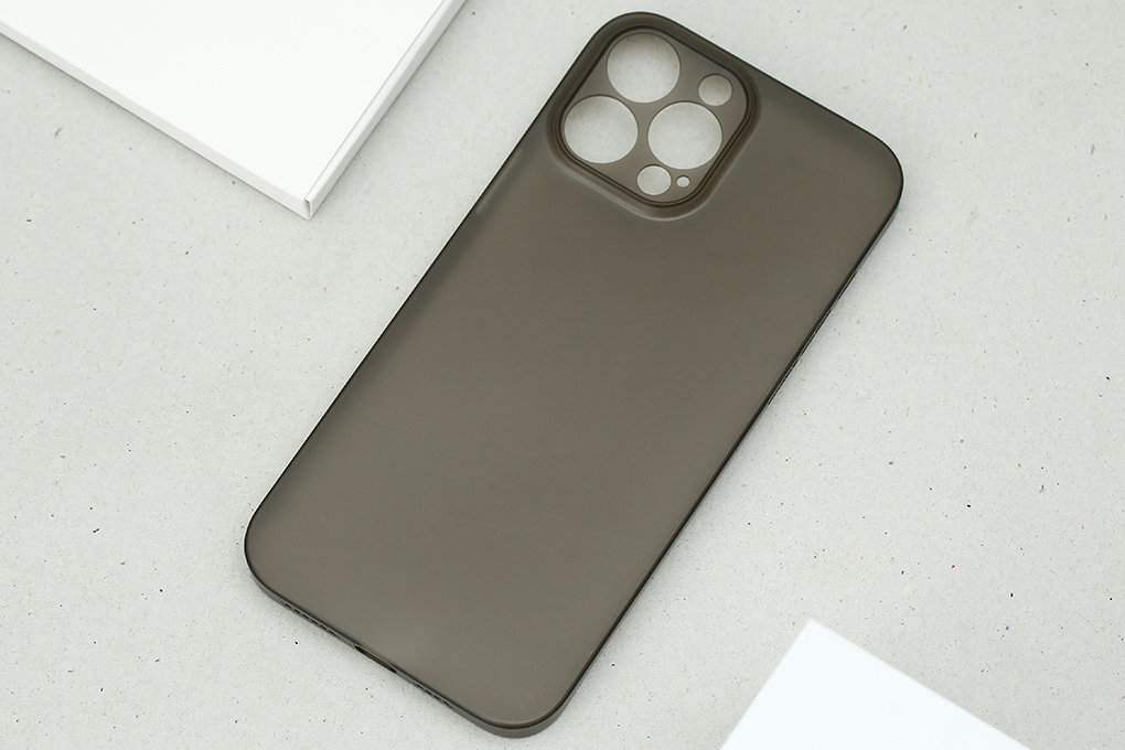 Ốp lưng iPhone 13 Pro Max nhựa dẻo PP-20s OSMIA Xám - giá rẻ