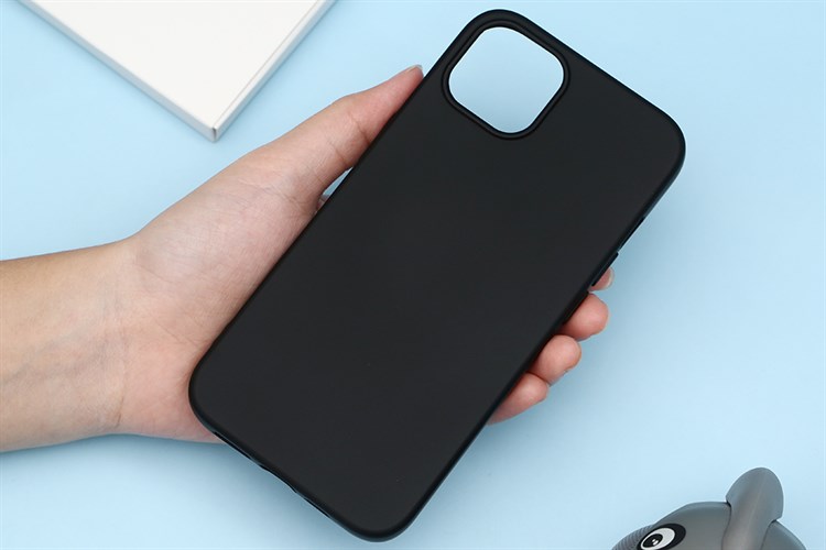 Ốp lưng iPhone 13 Silicone OSMIA Màu Đen