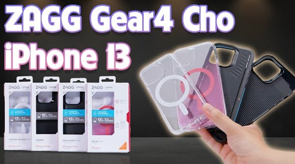 Ốp lưng cho iPhone 13 Pro Max Silicone Gear4 Vancouver Snap