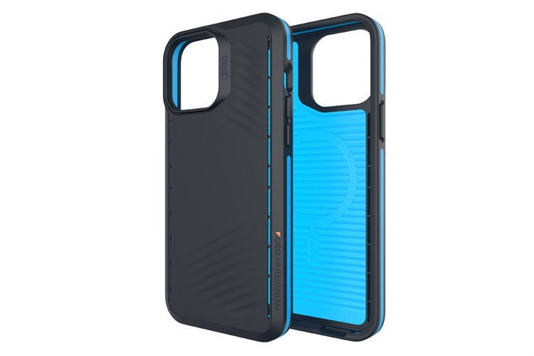 Ốp lưng cho iPhone 13 Pro Max Silicone Gear4 Vancouver Snap Màu Đen