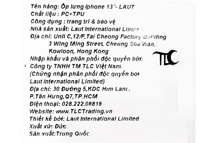 Ốp lưng iPhone 13 Nhựa Dẻo Laut HUEX Màu Đỏ đô