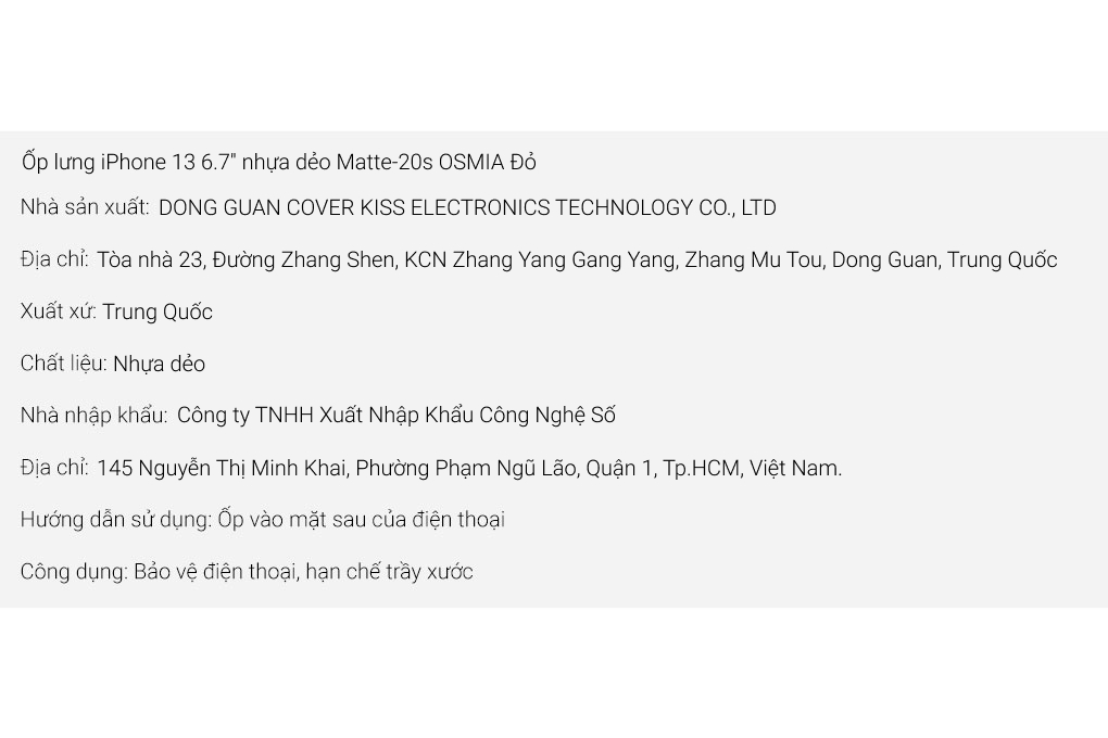 Ốp lưng iPhone 13 Pro Max Nhựa dẻo Matte-20s OSMIA - 8
