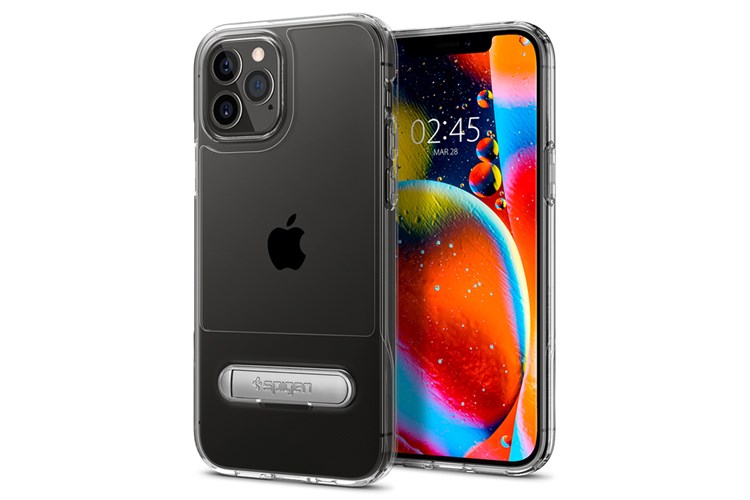 Ốp lưng iPhone 12/12 Pro Silicone Spigen Slim Armor Chính hãng Màu Trắng