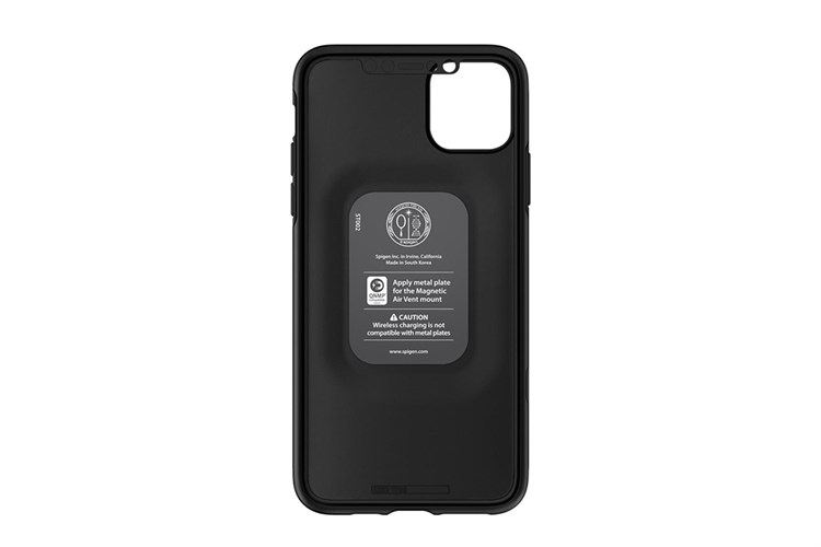 Ốp lưng iPhone 11 Silicone Spigen Thin Fit Chính hãng Màu Đen