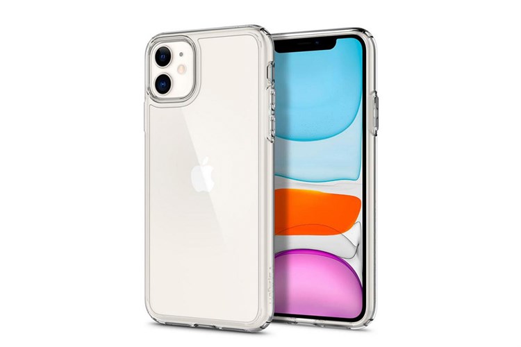 Ốp lưng iPhone 11 Silicone Spigen Quartz Hybrid Chính hãng Màu Trắng
