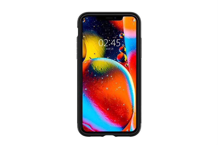 Ốp lưng iPhone 11 Silicone Spigen Slim Armor Chính hãng Màu Xám