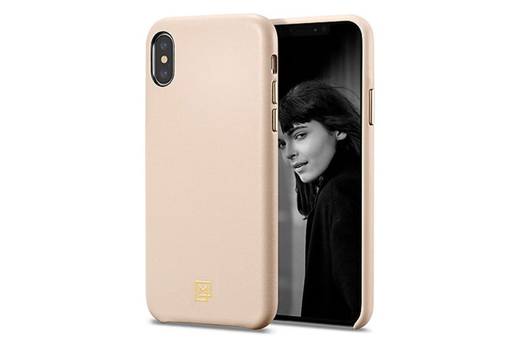 Ốp lưng iPhone 11 Da Spigen La Manon Màu Hồng phấn