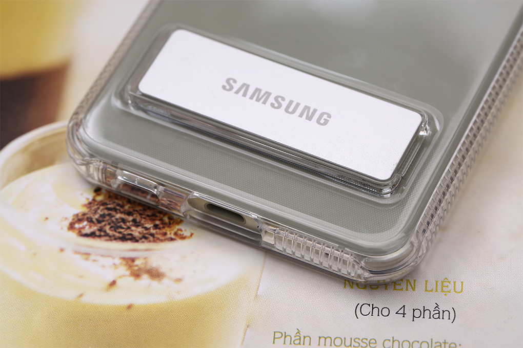Ốp lưng Samsung Galaxy S21 FE Nhựa dẻo Clear Standing Cover