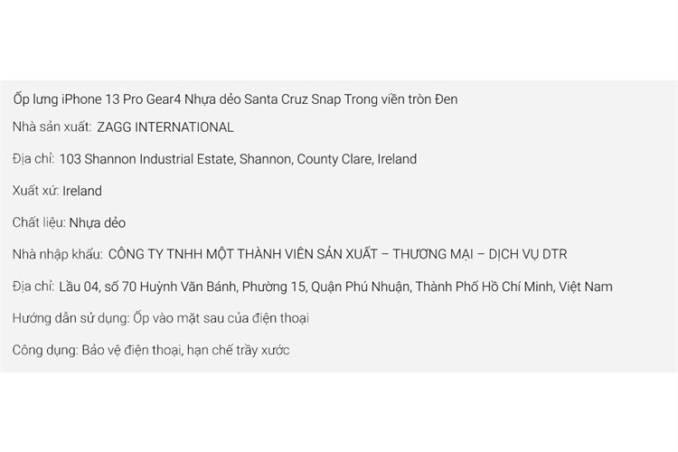 Ốp lưng Magsafe iPhone 13 Pro Silicone Gear4 Santa Cruz Snap Chính hãng Màu Trắng