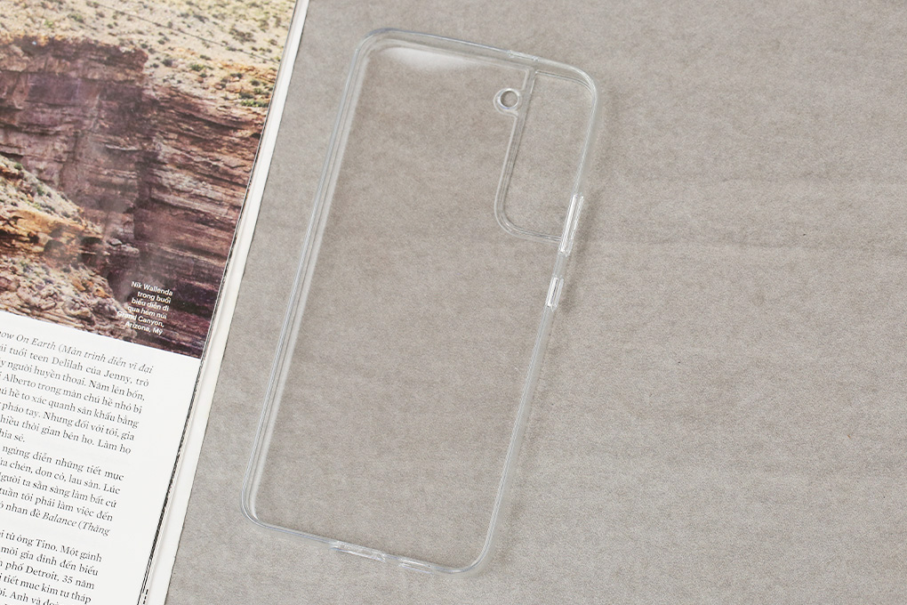 Ốp lưng Galaxy S22+ Nhựa cứng viền dẻo Clear Samsung
