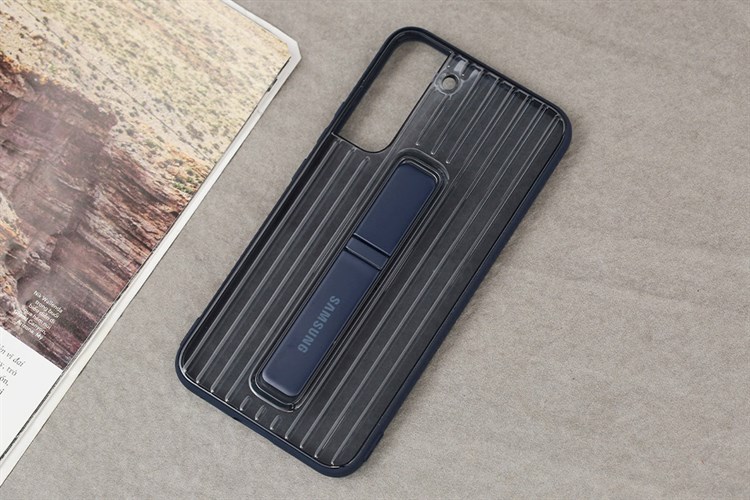 Ốp lưng Galaxy S22+ Nhựa cứng viền dẻo Protective Standing Samsung Chính hãng Màu Xanh Navy