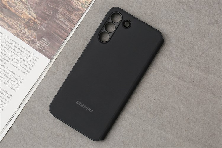 Bao da Smart Clear View Samsung Galaxy S22+ Chính hãng Màu Đen