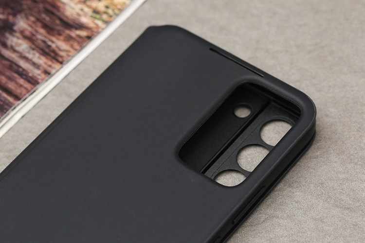 Bao da Smart Clear View Samsung Galaxy S22+ Chính hãng Màu Đen