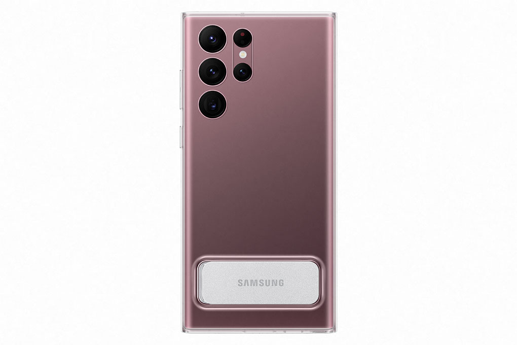 Ốp lưng Galaxy S22 Ultra Nhựa cứng viền dẻo Clear Standing Samsung Chính hãng