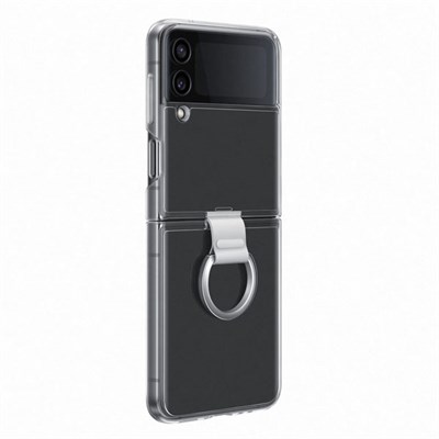 Ốp lưng nắp gập Galaxy Z Flip4 Nhựa dẻo kèm vòng đeo Samsung Chính hãng