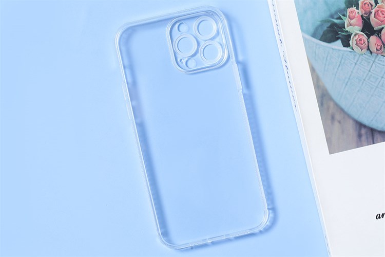 Ốp lưng iPhone 13 Pro Max Nhựa dẻo Wheel TPU JM Màu Trắng