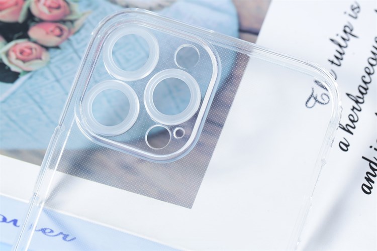 Ốp lưng iPhone 13 Pro Max Nhựa dẻo Wheel TPU JM Màu Trắng