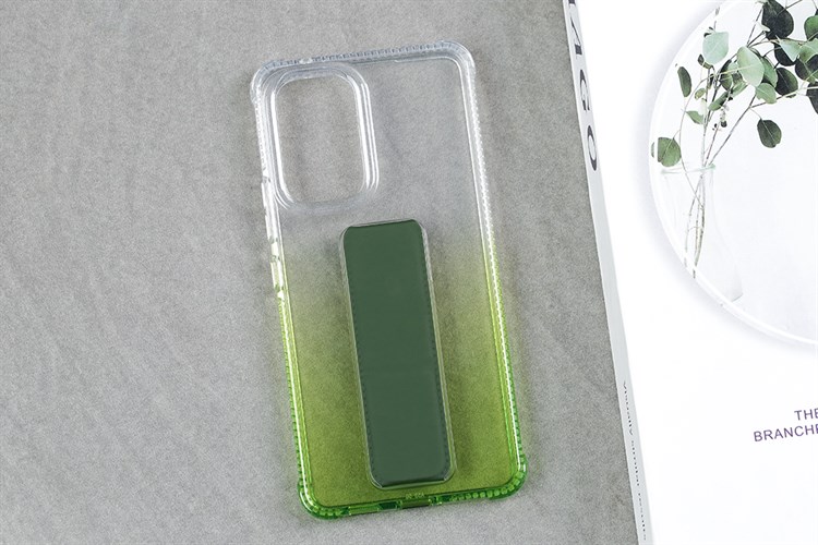 Ốp lưng Galaxy A53 Nhựa dẻo Kick Grad Handle TPU JM Màu Xanh lá nhạt