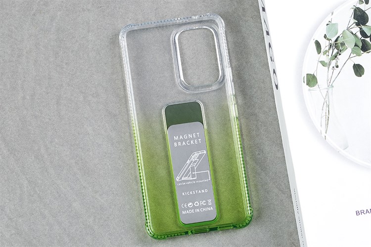Ốp lưng Galaxy A53 Nhựa dẻo Kick Grad Handle TPU JM Màu Xanh lá nhạt