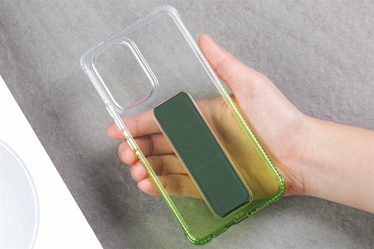 Ốp lưng Galaxy A53 Nhựa dẻo Kick Grad Handle TPU JM Màu Xanh lá nhạt