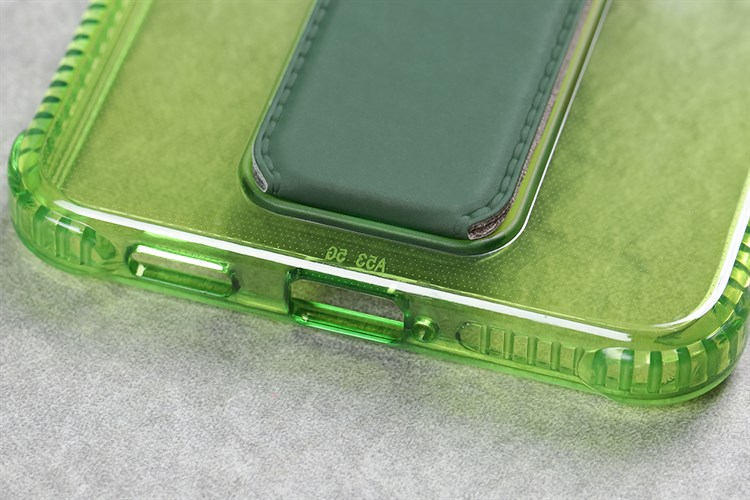 Ốp lưng Galaxy A53 Nhựa dẻo Kick Grad Handle TPU JM Màu Xanh lá nhạt