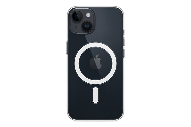 Ốp lưng Magsafe iPhone 14 Nhựa trong Apple MPU13 Chính Hãng Màu Trắng