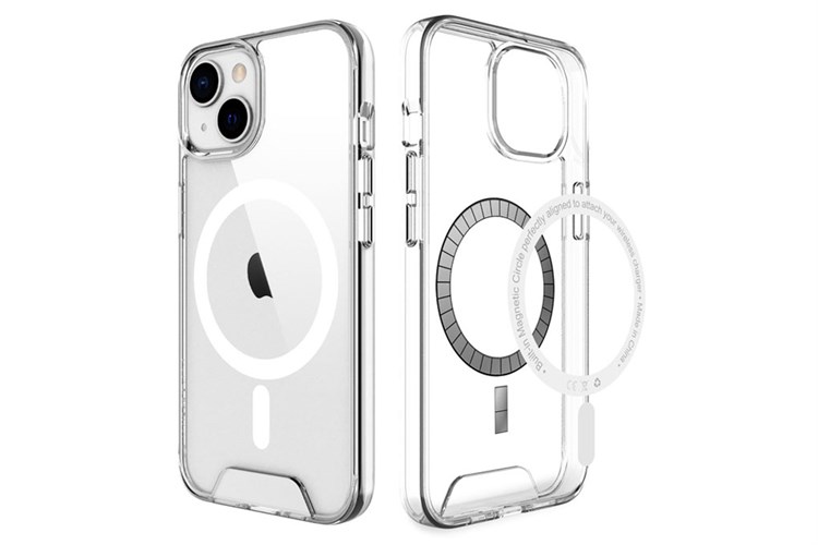 Ốp lưng Magsafe iPhone 14 Silicone Jinya Chính hãng Màu Trắng