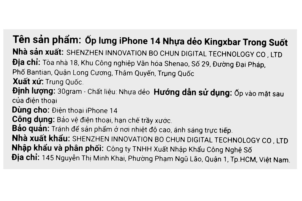 Ốp lưng iPhone 14 Nhựa dẻo Kingxbar - 9