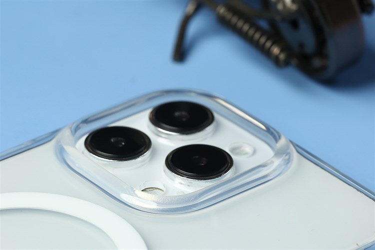 Ốp lưng Magsafe iPhone 14 Pro Max Nhựa cứng viền dẻo Kingxbar Màu Trắng