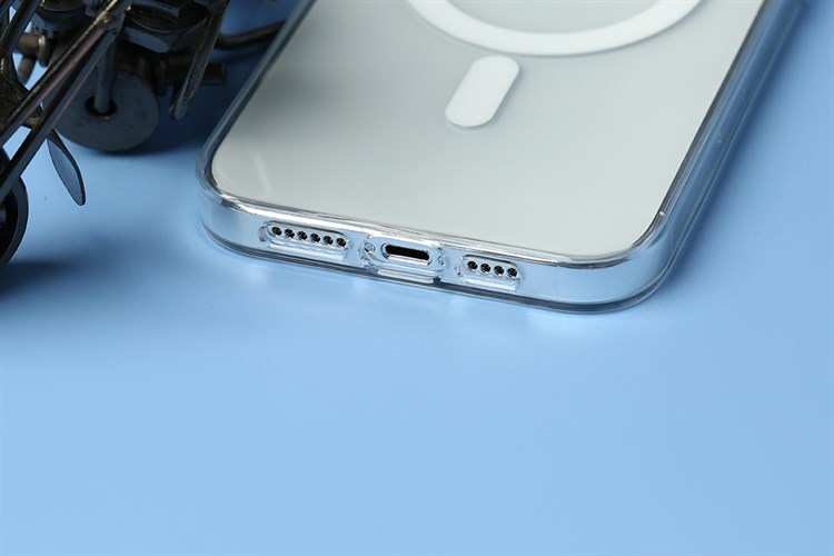 Ốp lưng Magsafe iPhone 14 Pro Max Nhựa cứng viền dẻo Kingxbar Màu Trắng