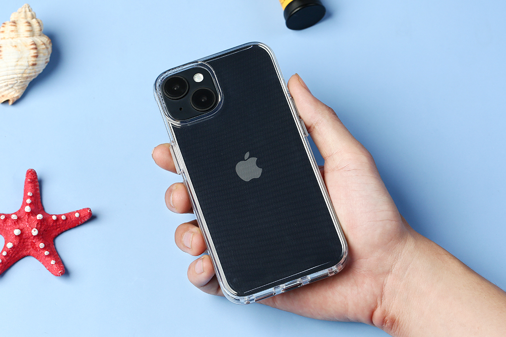 Ốp lưng cho iPhone 14 Nhựa dẻo UniQ Hybrid Air Fender Màu Trắng