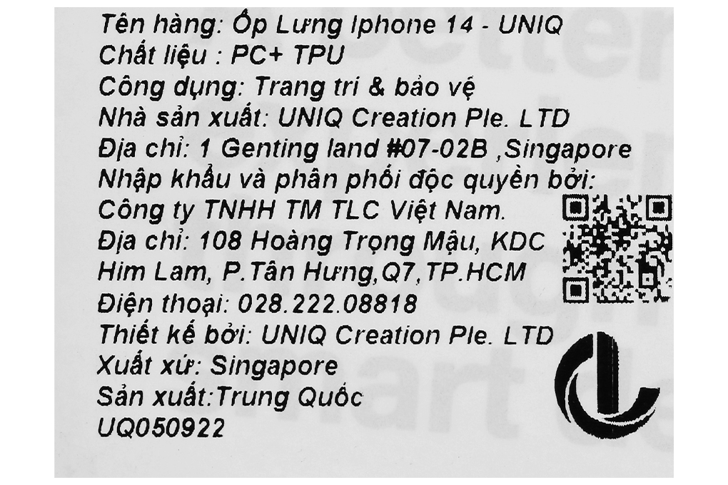 Ốp lưng cho iPhone 14 Nhựa dẻo UniQ Hybrid Air Fender Màu Trắng