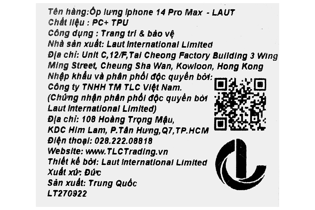 Ốp lưng Magsafe iPhone 14 Pro Max Nhựa cứng viền dẻo LAUT Huex Màu Đỏ