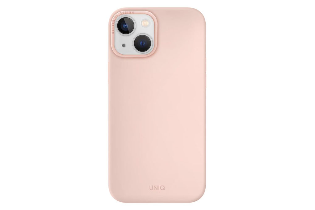 Ốp lưng Magsafe iPhone 14 Plus Silicone UniQ Hybrid Lino Chính hãng
