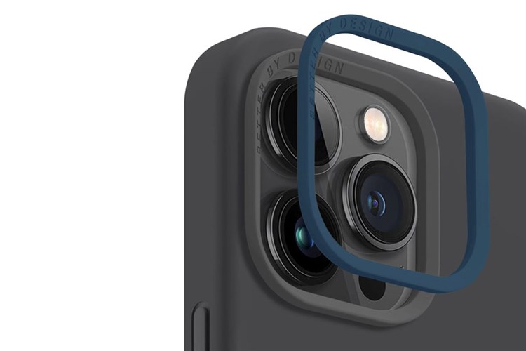 Ốp lưng Magsafe iPhone 14 Pro Silicone UniQ Hybrid Lino Chính hãng Màu Xám