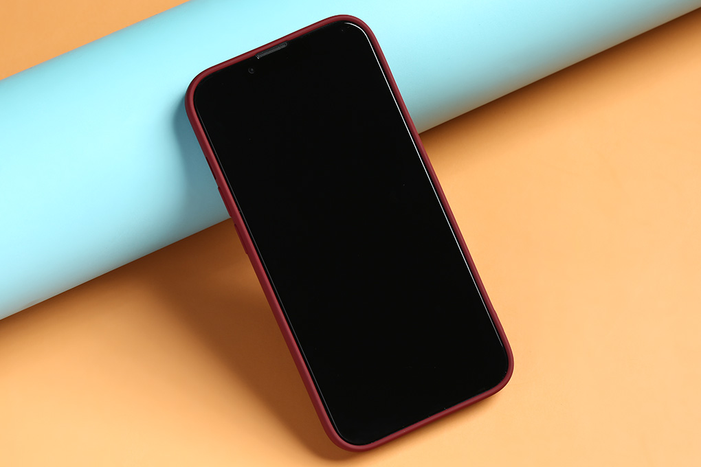 Ốp lưng Magsafe iPhone 14 Candy Silicone JM Màu Đỏ