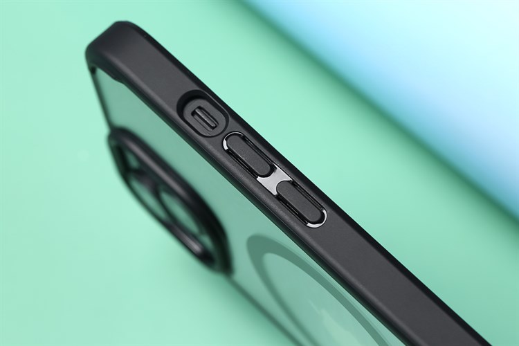 Ốp lưng MagSafe iPhone 14 Nhựa cứng viền dẻo FREELANDER I JM Màu Đen