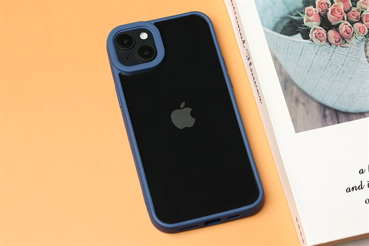 Ốp lưng iPhone 14 Plus Nhựa cứng viền dẻo BIG EYE JM Màu Xanh Navy