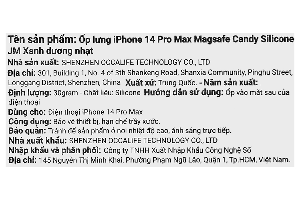 Ốp lưng Magsafe iPhone 14 Pro Max Candy Silicone JM Màu Xanh dương nhạt