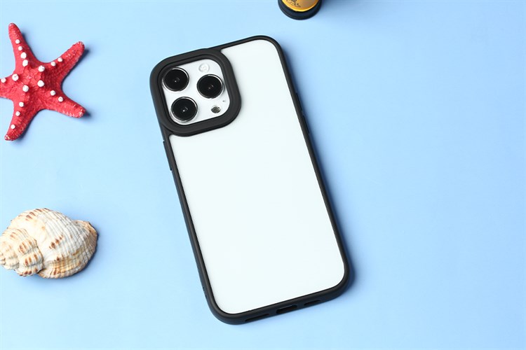 Ốp lưng iPhone 14 Pro Max Nhựa cứng viền dẻo BIG EYE JM Màu Đen