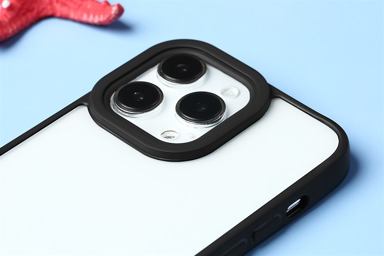 Ốp lưng iPhone 14 Pro Max Nhựa cứng viền dẻo BIG EYE JM Màu Đen