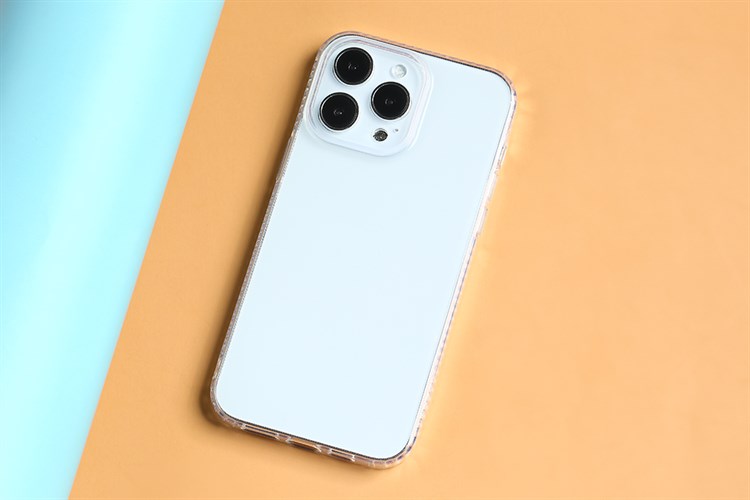 Ốp lưng iPhone 14 Pro Max Nhựa dẻo DUCTH TPU JM Màu Trắng