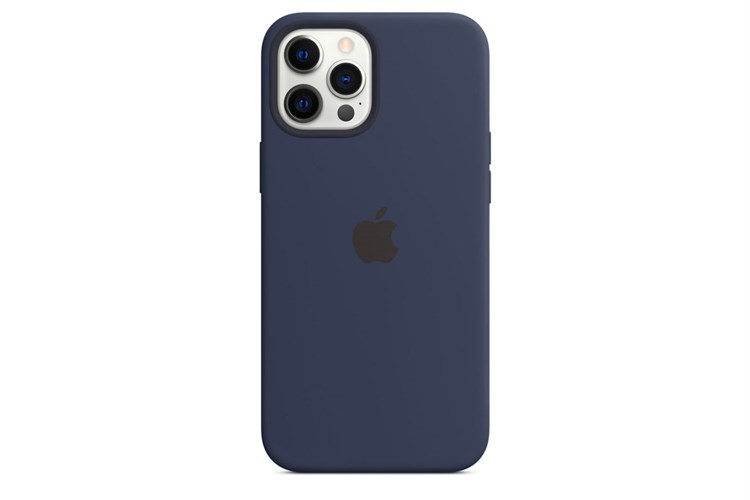 Ốp lưng MagSafe iPhone 12 Pro Max Silicone Apple MHLD3 Chính hãng Màu Xanh Navy