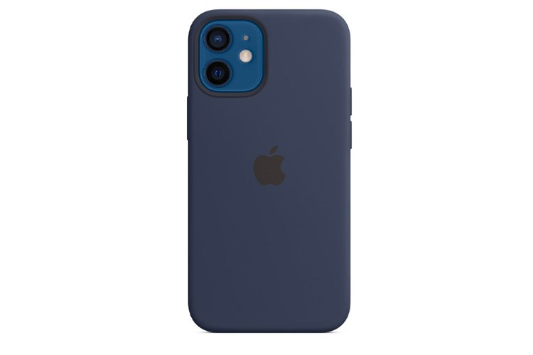 Ốp lưng MagSafe iPhone 12 mini Silicone Apple MHKU3 Chính hãng Màu Xanh Navy