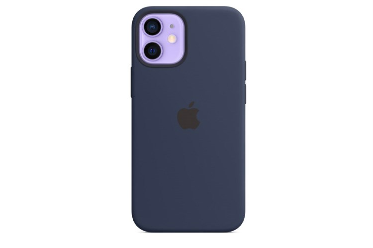 Ốp lưng MagSafe iPhone 12 mini Silicone Apple MHKU3 Chính hãng Màu Xanh Navy