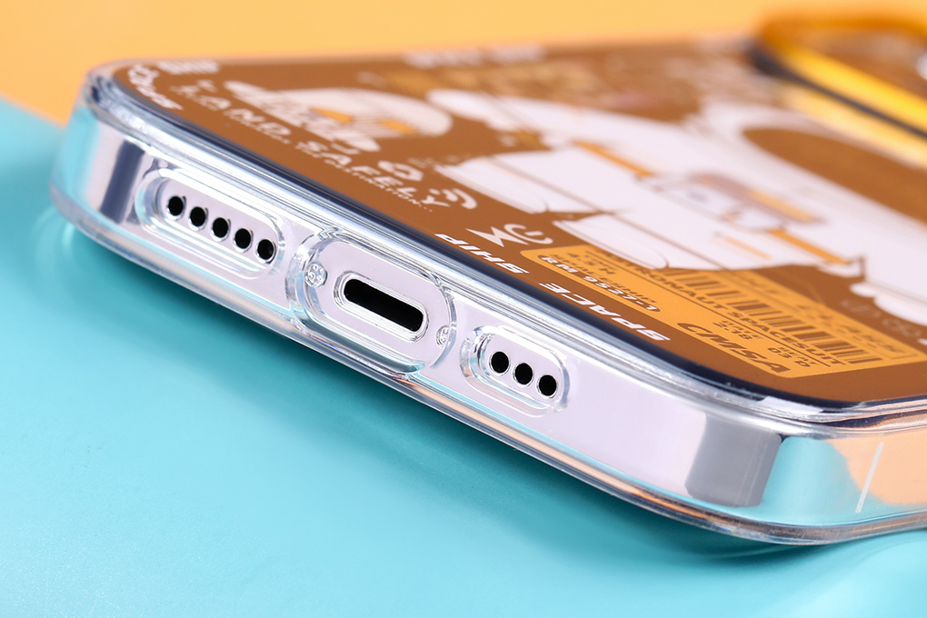 Ốp lưng iPhone 14 Pro Max Nhựa cứng viền dẻo TGVIS Phi hành gia Chính hãng Màu Đen