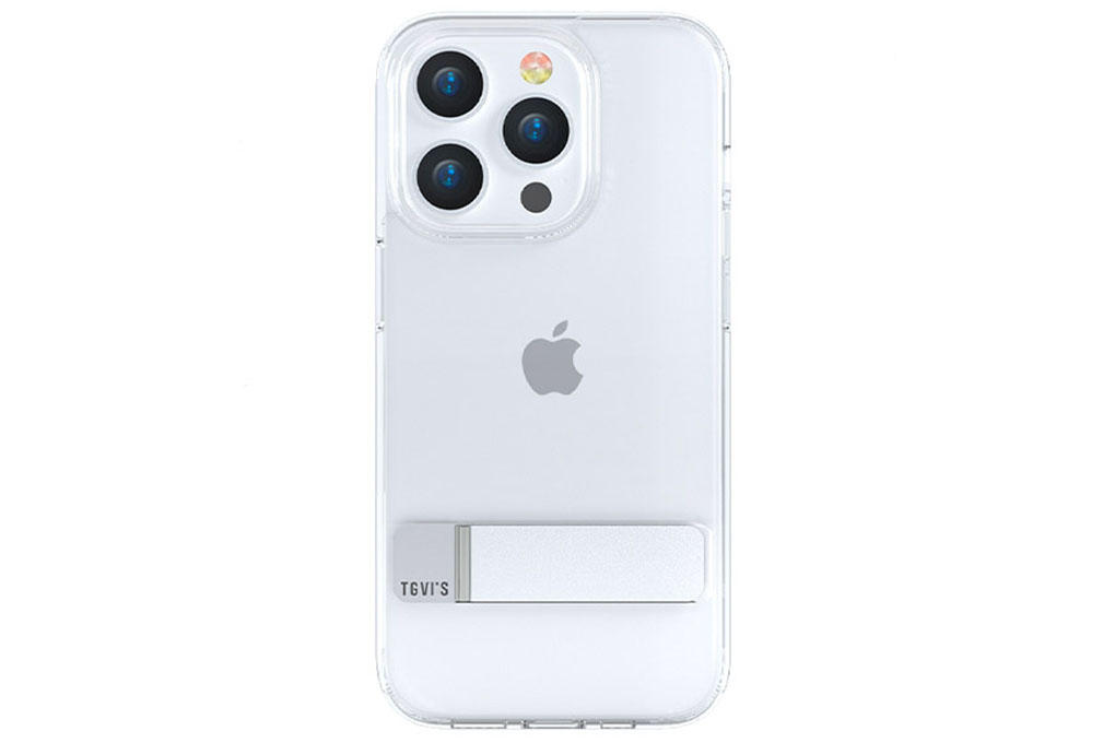 Ốp lưng iPhone 14 Pro Nhựa cứng viền dẻo TGVIS Stand Chính hãng Màu Trắng